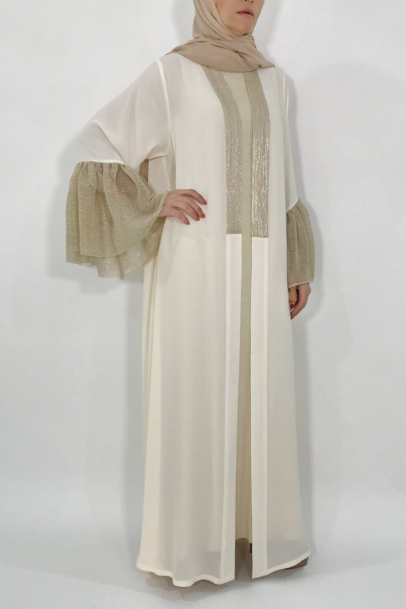 Beige and Nude Abayas